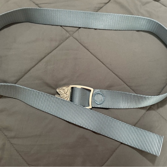 Fishpond Blue/Gray Belt with Decorative Buckle - Picture 4 of 4